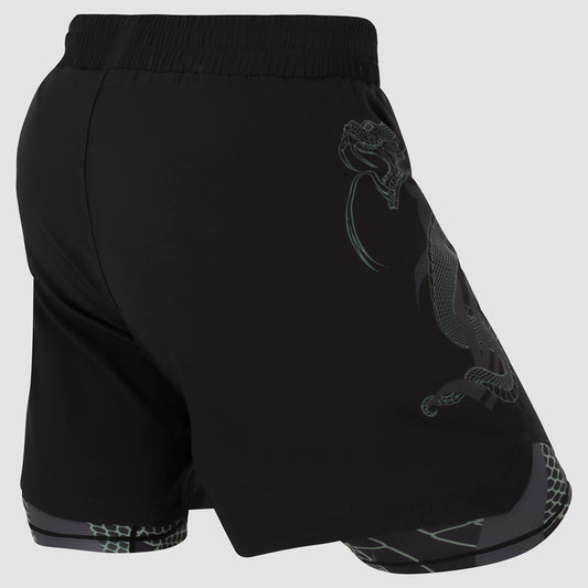 Black/Khaki Fumetsu Anaconda Womens Dual Layer Fight Shorts