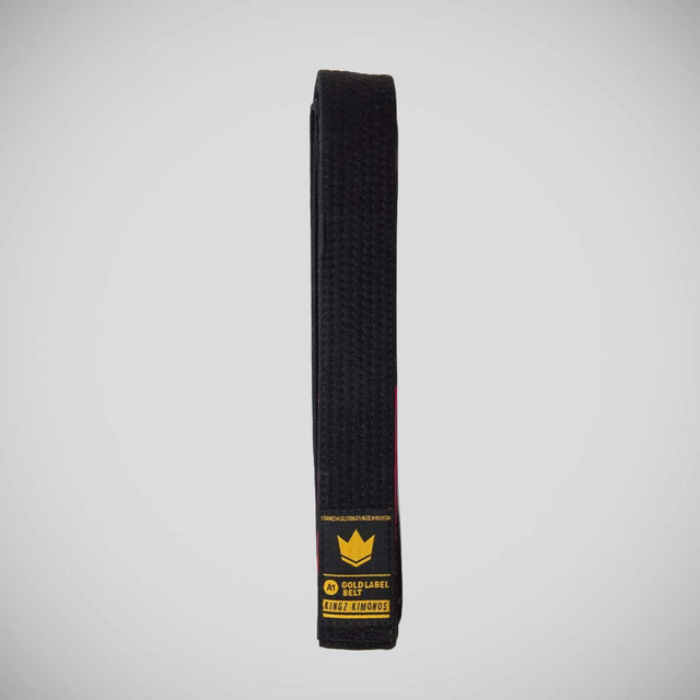Kingz Golden Label V2 BJJ Belt Black