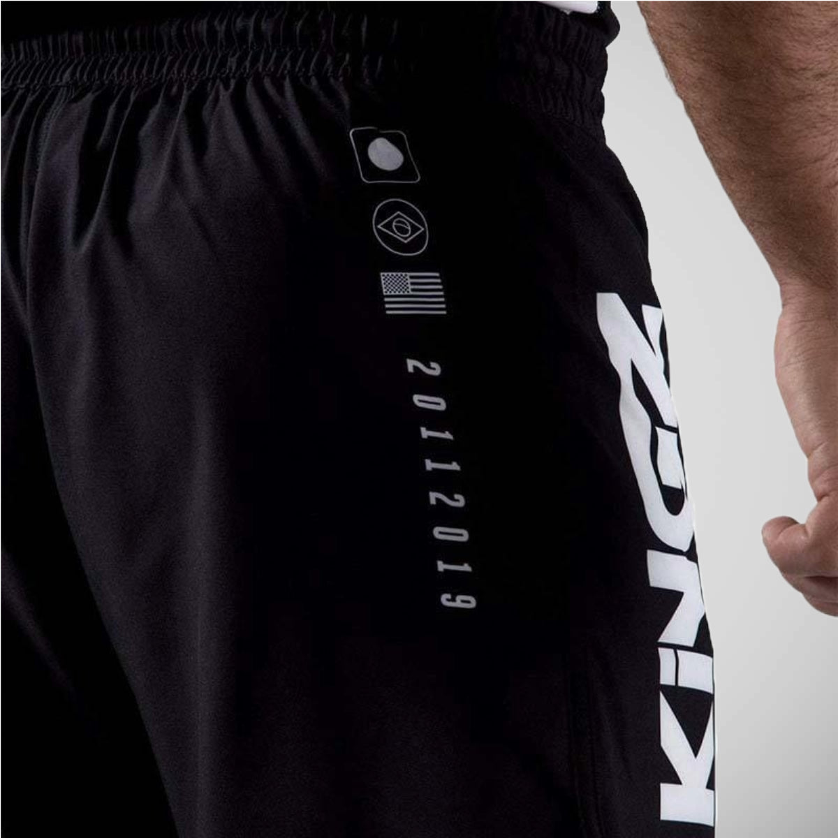 Kingz Jiu Jitsu Royalty Grappling Shorts Schwarz