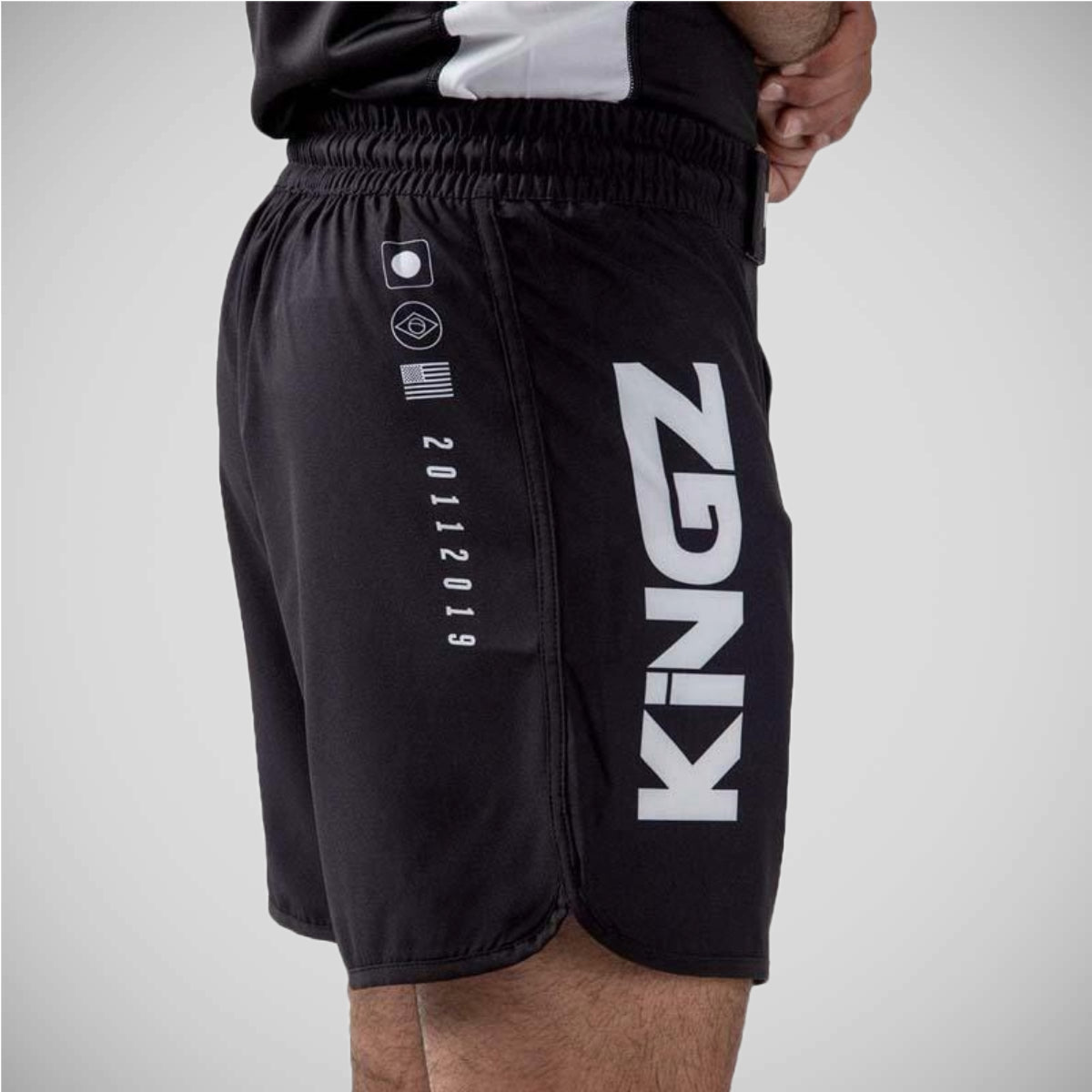 Kingz Jiu Jitsu Royalty Grappling Shorts Schwarz