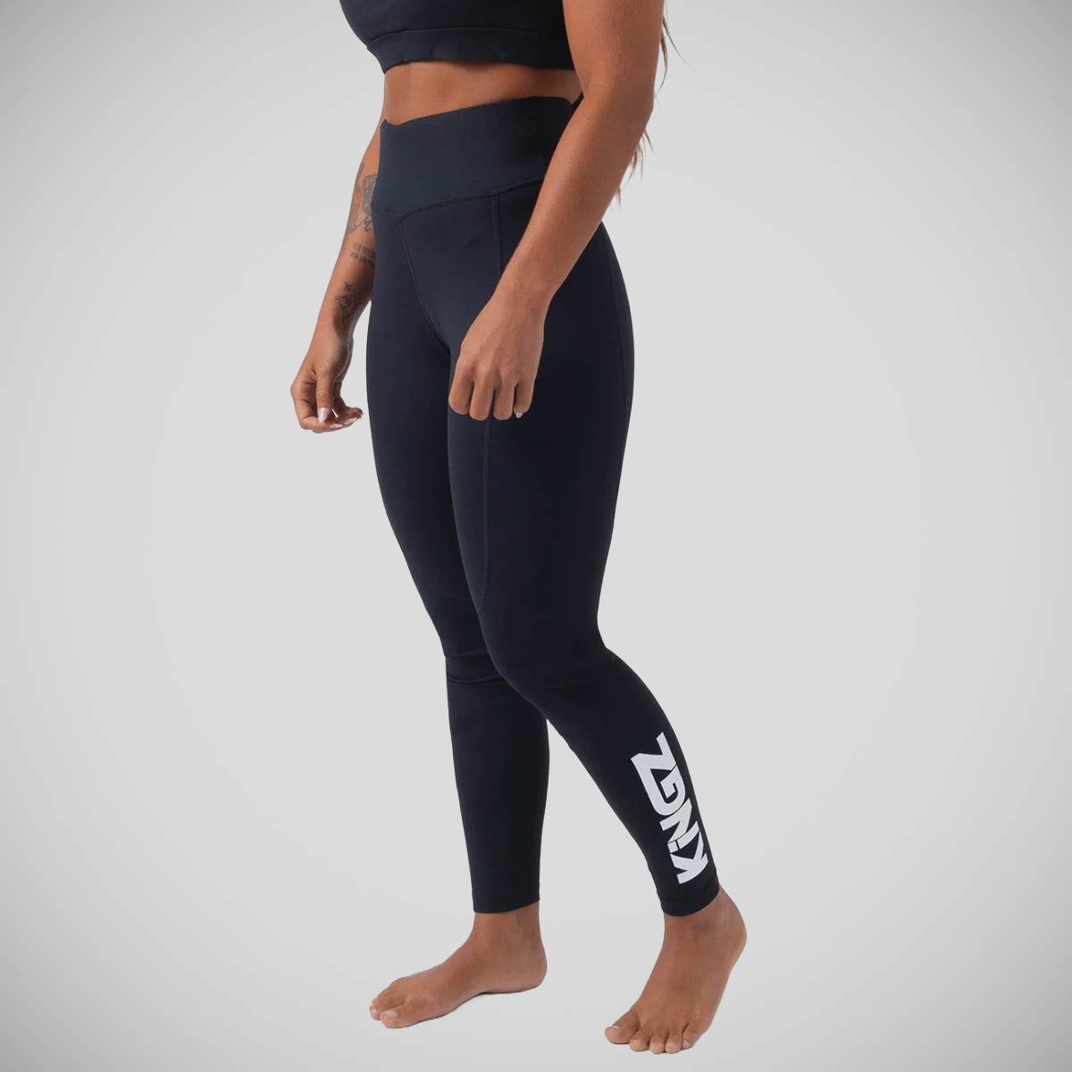 Kingz Kore Womens Grappling Spats Black