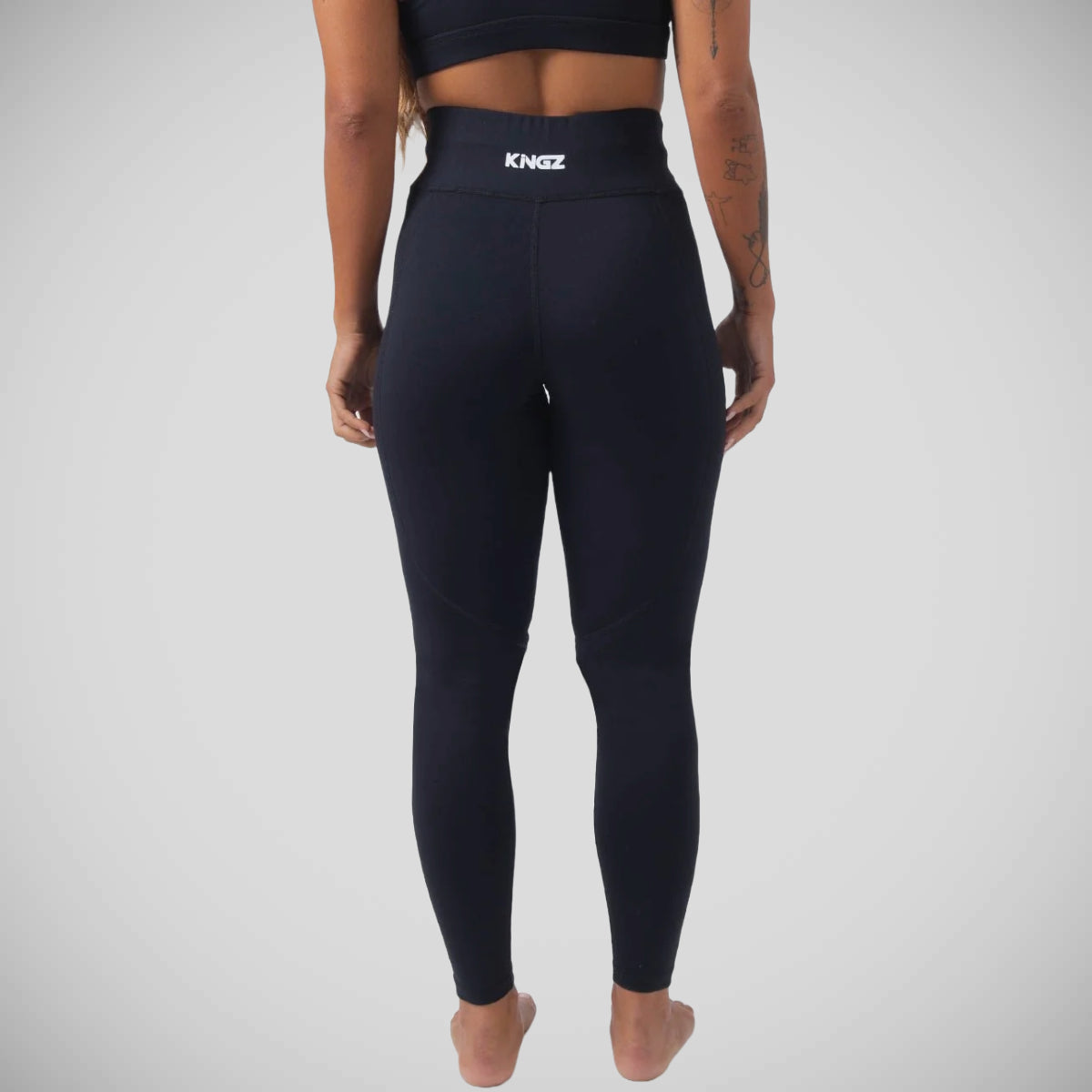 Kingz Kore Womens Grappling Spats Black