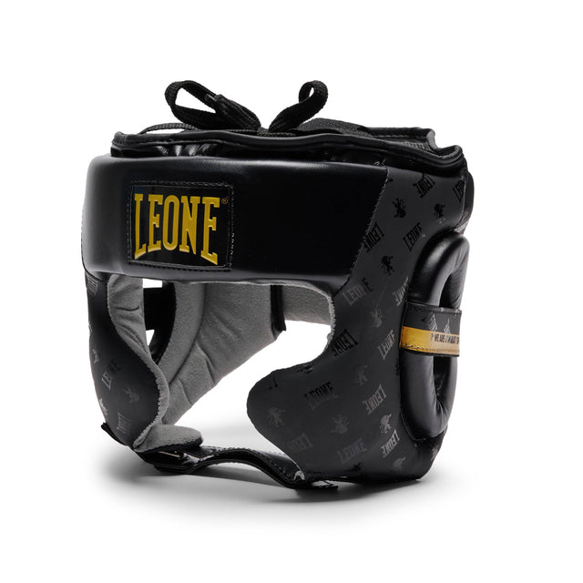 Leone DNA Headgear With Cheek Protectors Black