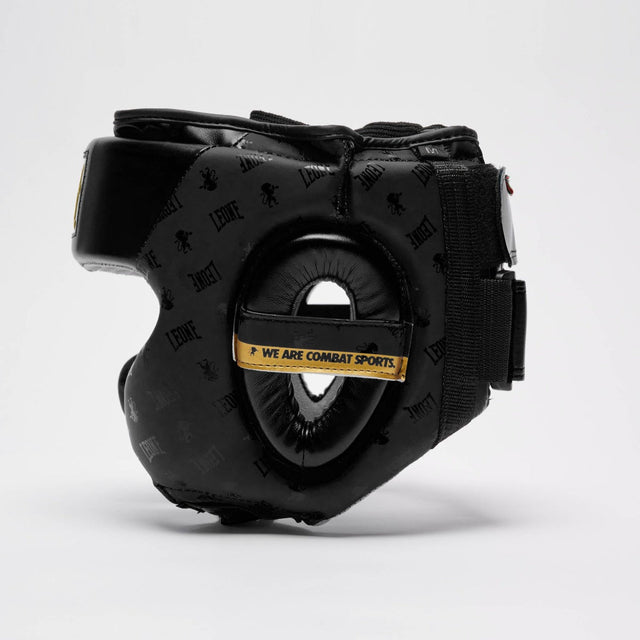 Leone DNA Headgear With Cheek Protectors Black