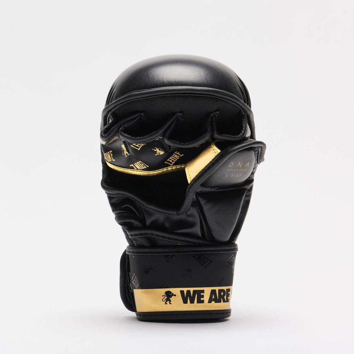 Leone DNA hybride MMA -handschoenen zwart
