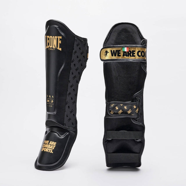 Leone DNA Shin Instep Guards Black