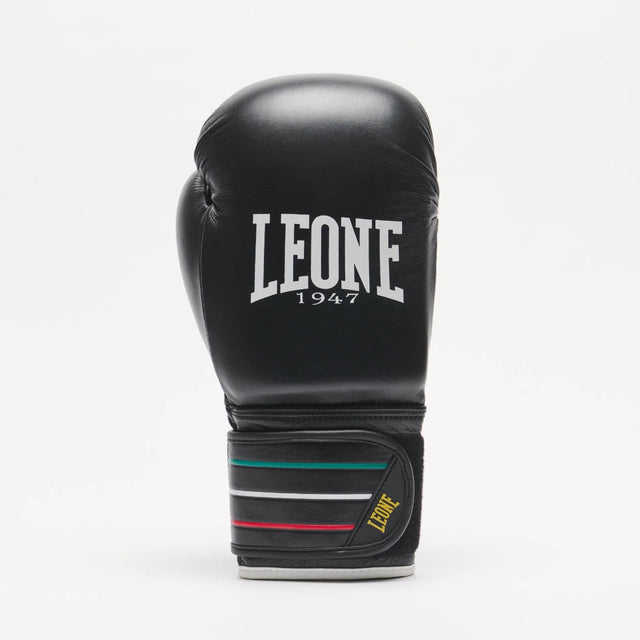 Leone Flag Boxing Gloves Black