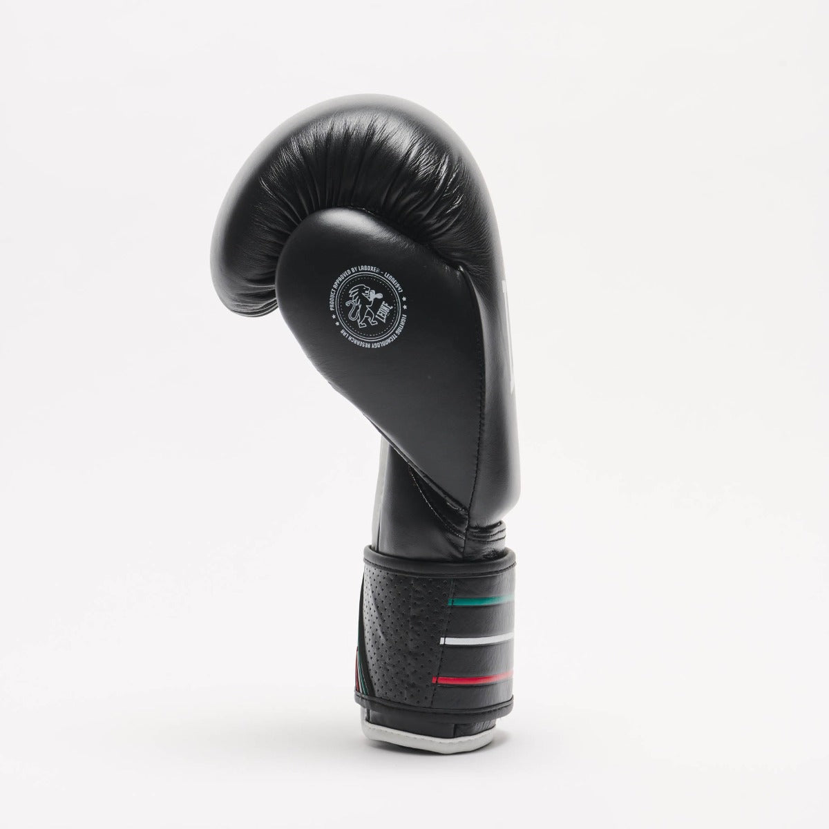 Leone Flag Boxing Gloves Black