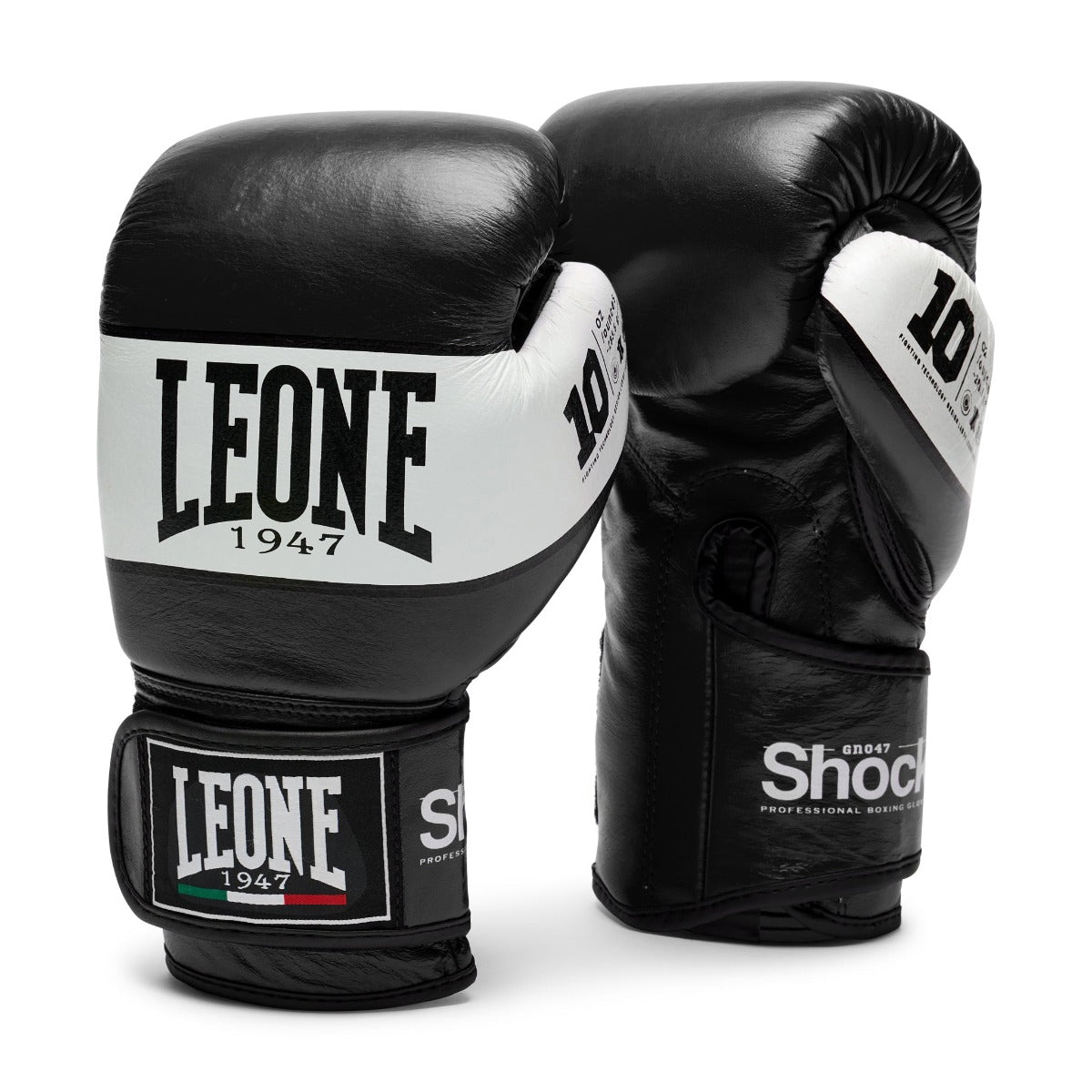 Leone Shock Boxing Handschuhe schwarz