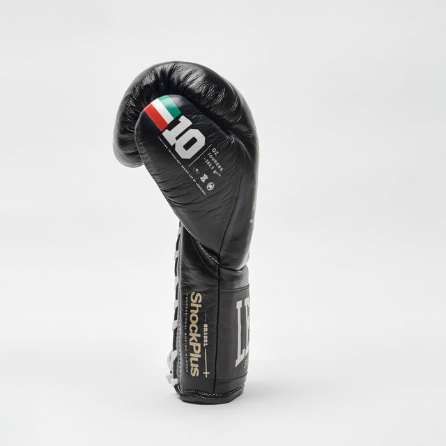 Leone Shock Plus Boxing Gloves Black