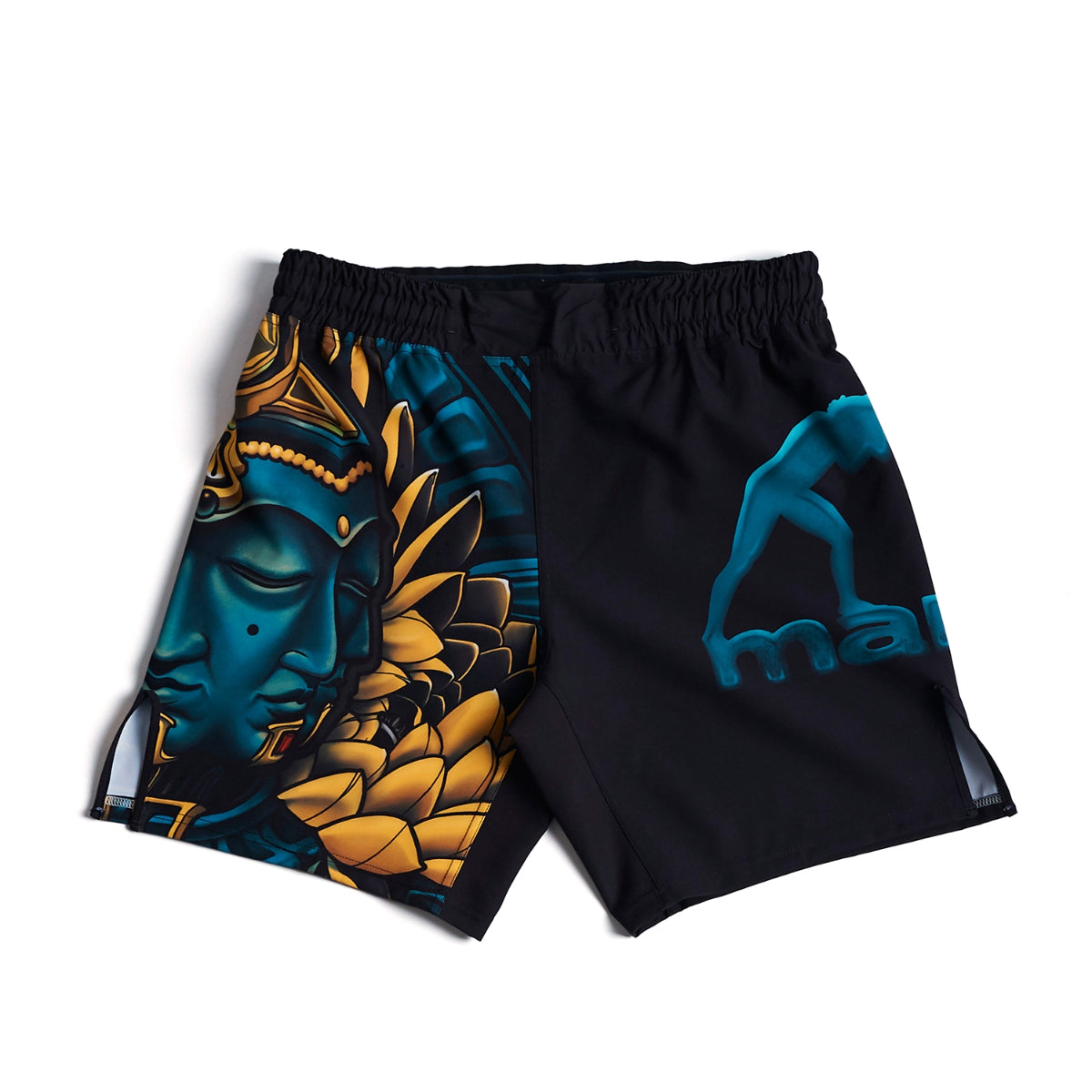 Manto Big Buddha Kampf Shorts Schwarz