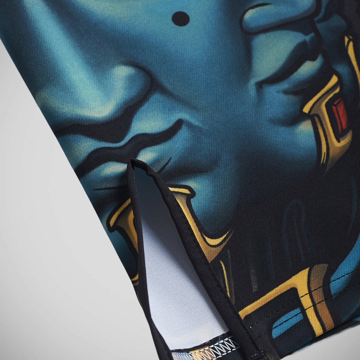 Manto Big Buddha Kampf Shorts Schwarz