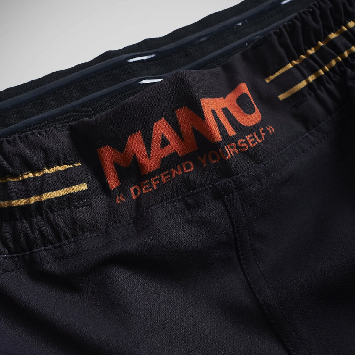 Manto X Yauhen Abu Fudo Fight Shorts Black