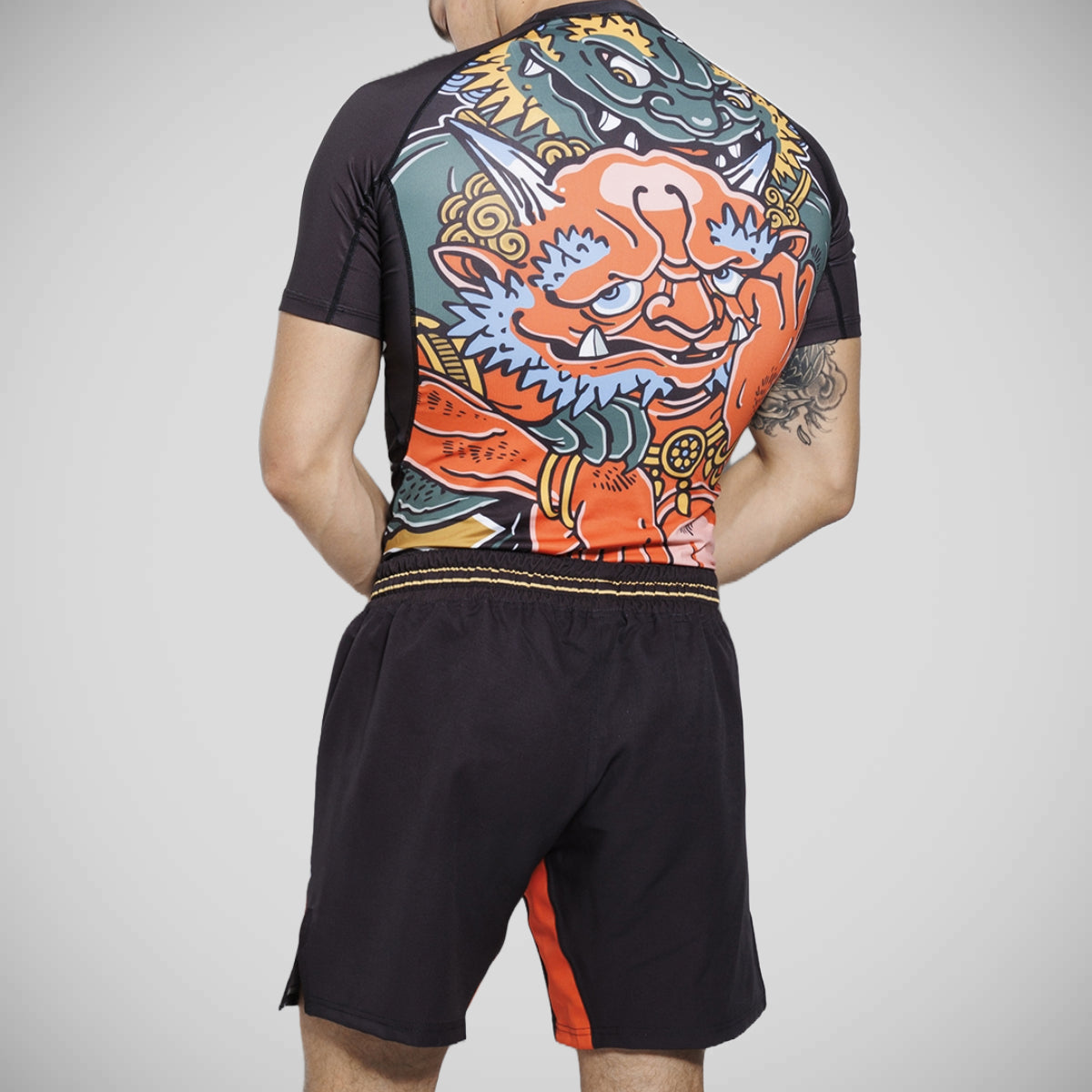 Manto x Yauhen Abu Oni Rash Guard preto