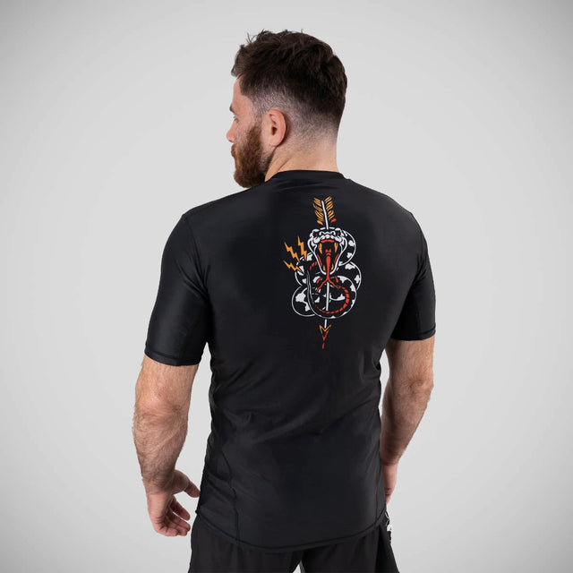 Scramble or Dead Rash Guard Black/Orange