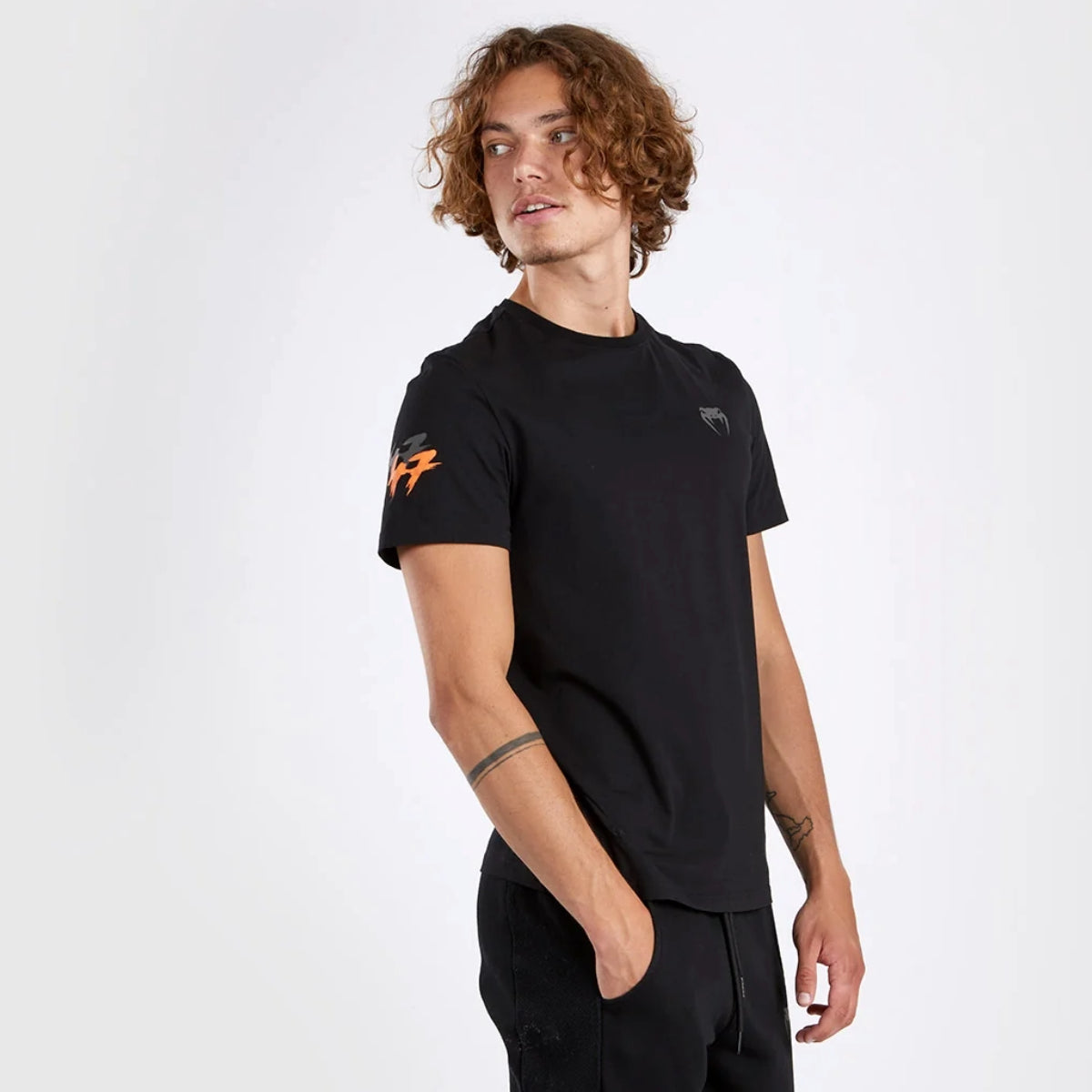 Venum S47 T-Shirt Black/Orange