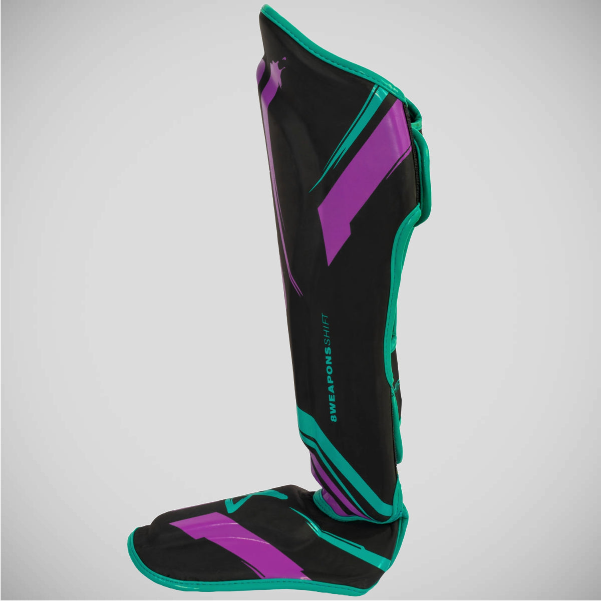 8 Weapons Verschiebung von Cyber -Schienbeinschützern Schwarz/Rosa/Grün