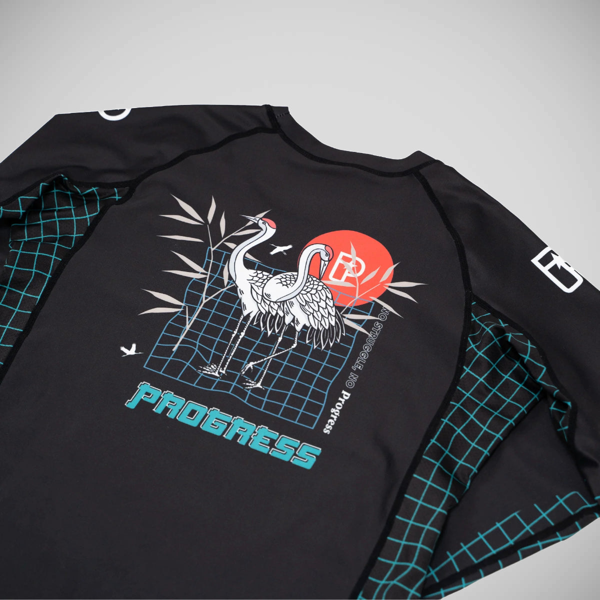 Vooruitgang onbekende kraan met lange mouwen uitslagbeschermer zwart