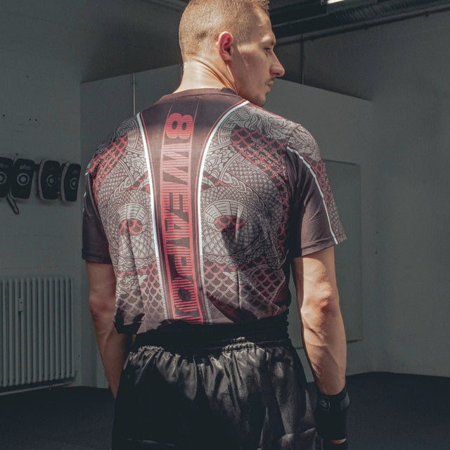 8 Weapons Naga Yant Functional T-Shirt Black/Red