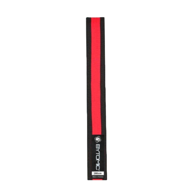 Bytomic Coloured Stripe Martial Arts Belt Black/Red