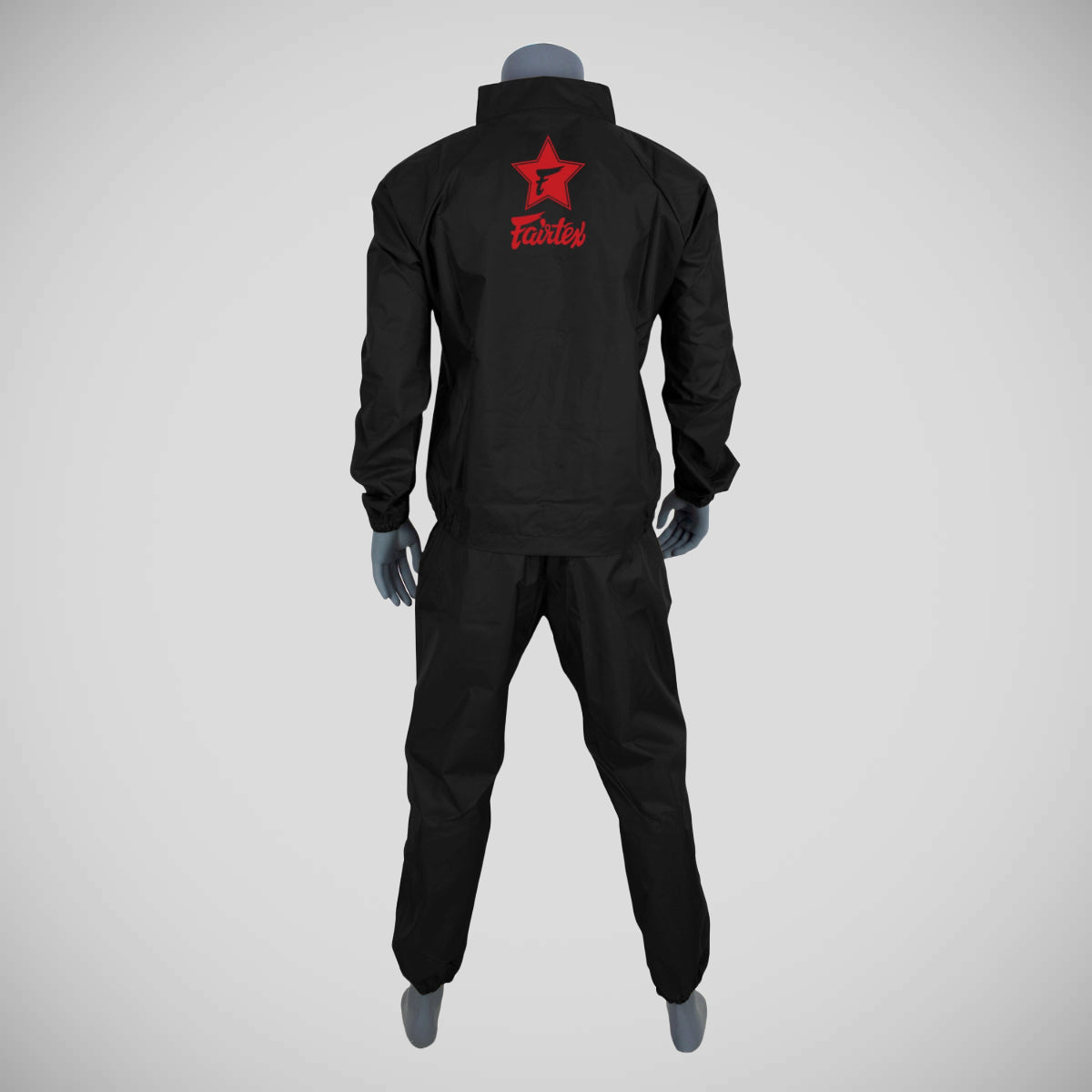 Fairtex VS3 Vinyl Sweatsuit Schwarz/Rot