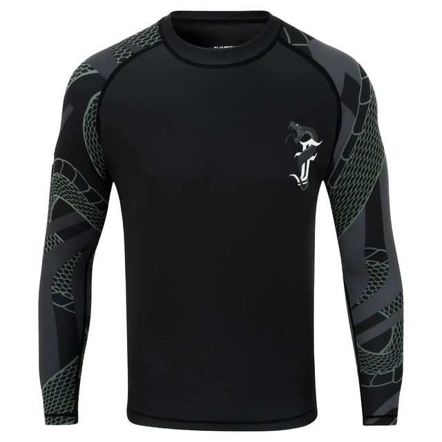 Fumetsu Anaconda Womens Long Sleeve Rash Guard Black/Khaki