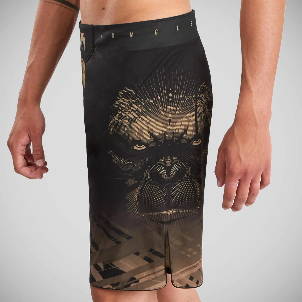 Venum Gorilla Jungle Fight Shorts Black/Sand