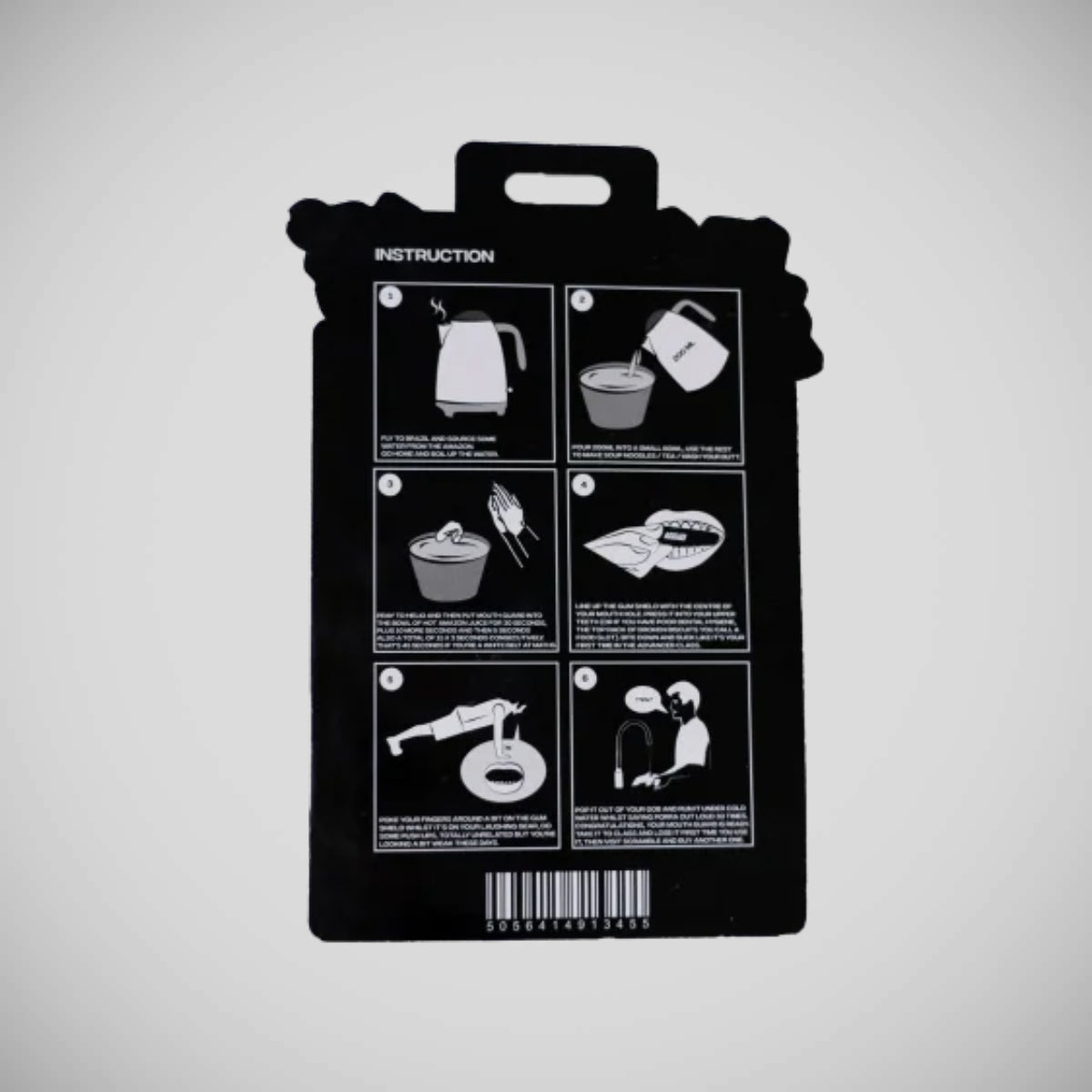 स्क्रैम्बल माउथ गम शील्ड गार्ड ब्लैक