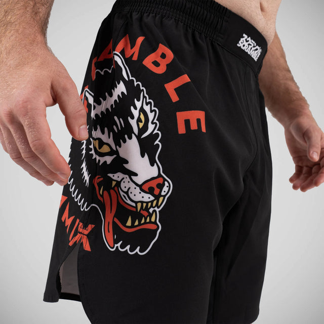 Scramble Okami Grappling Shorts Black