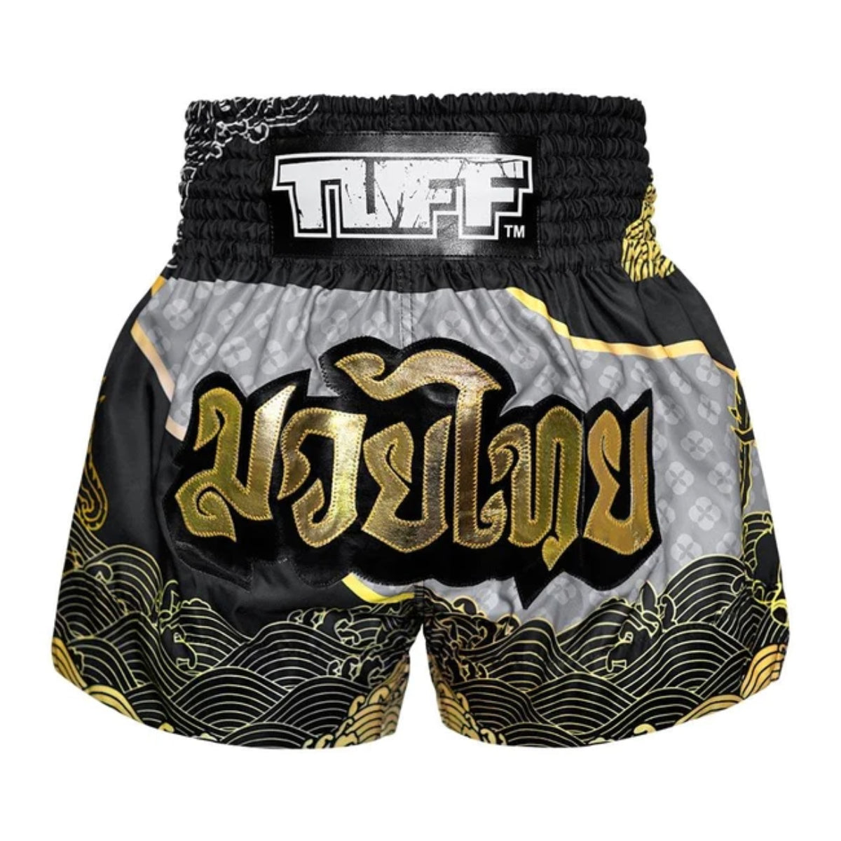 Tuff Sport MS654 Waree Kunchorn Muay Thai Shorts Black