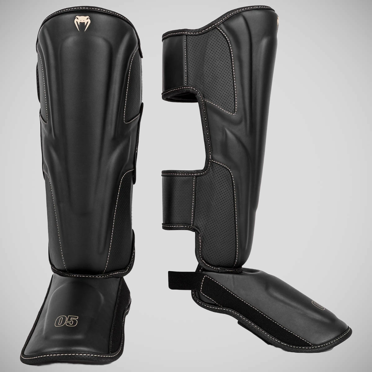 Venum Impact Evo Shin Guards Black