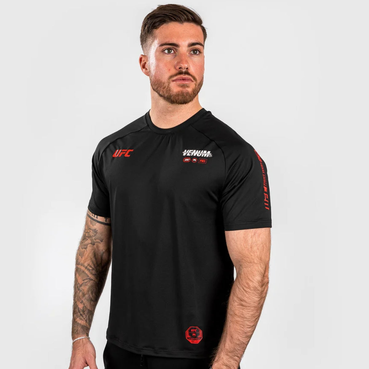 Venum UFC Adrenaline Authentic Fight Week Dry Tech T-Shirt Black