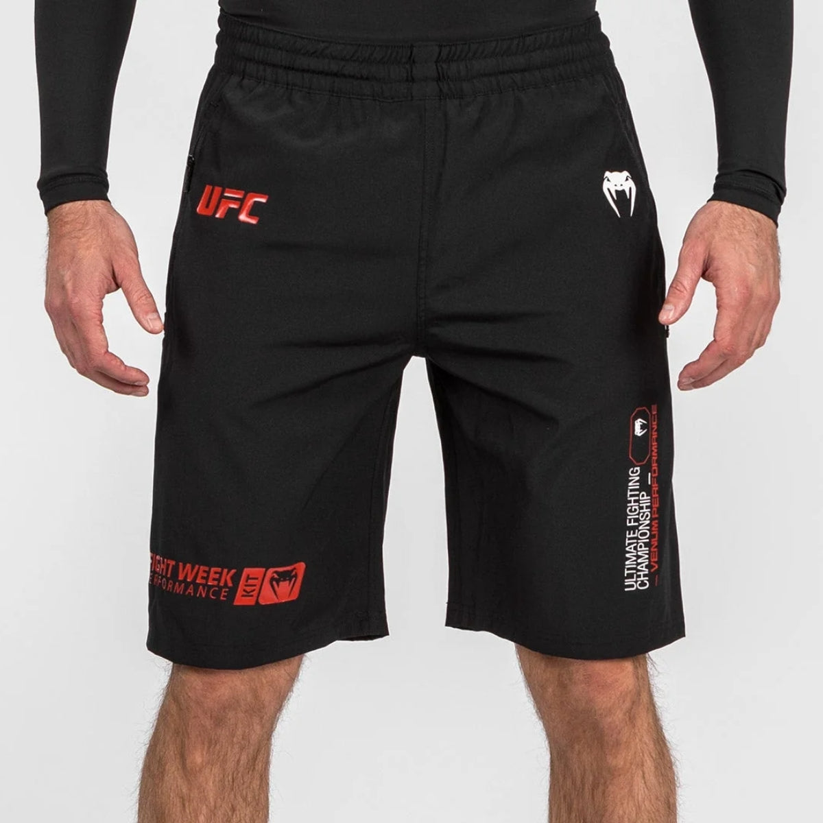 Black Venum UFC Adrenaline Performance Shorts from Made4Fighters