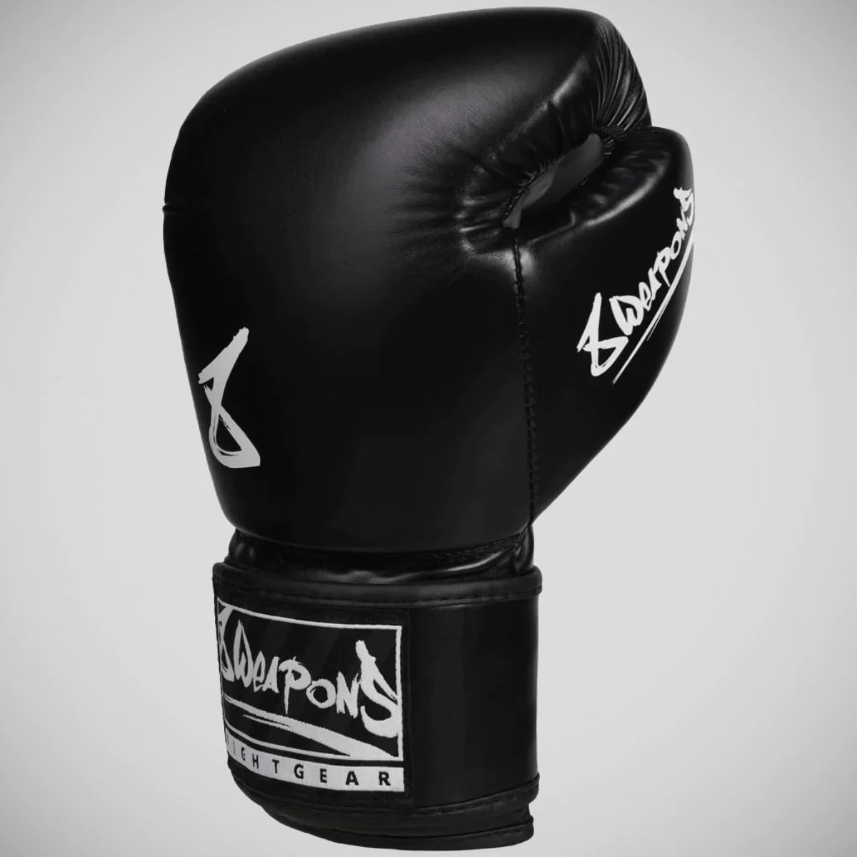 8 Weapons Gants de boxe pure noirs / blancs