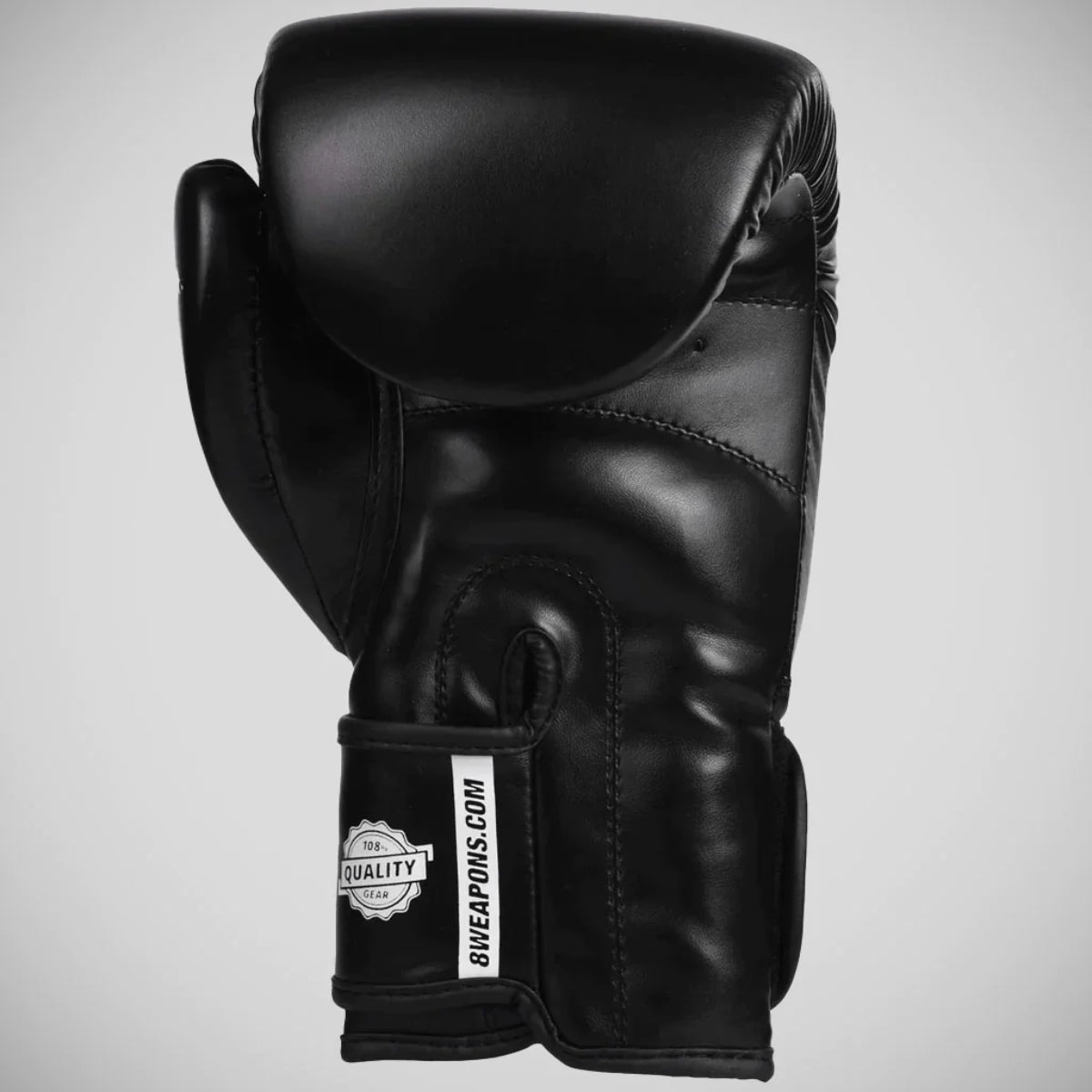 8 Weapons Gants de boxe pure noirs / blancs