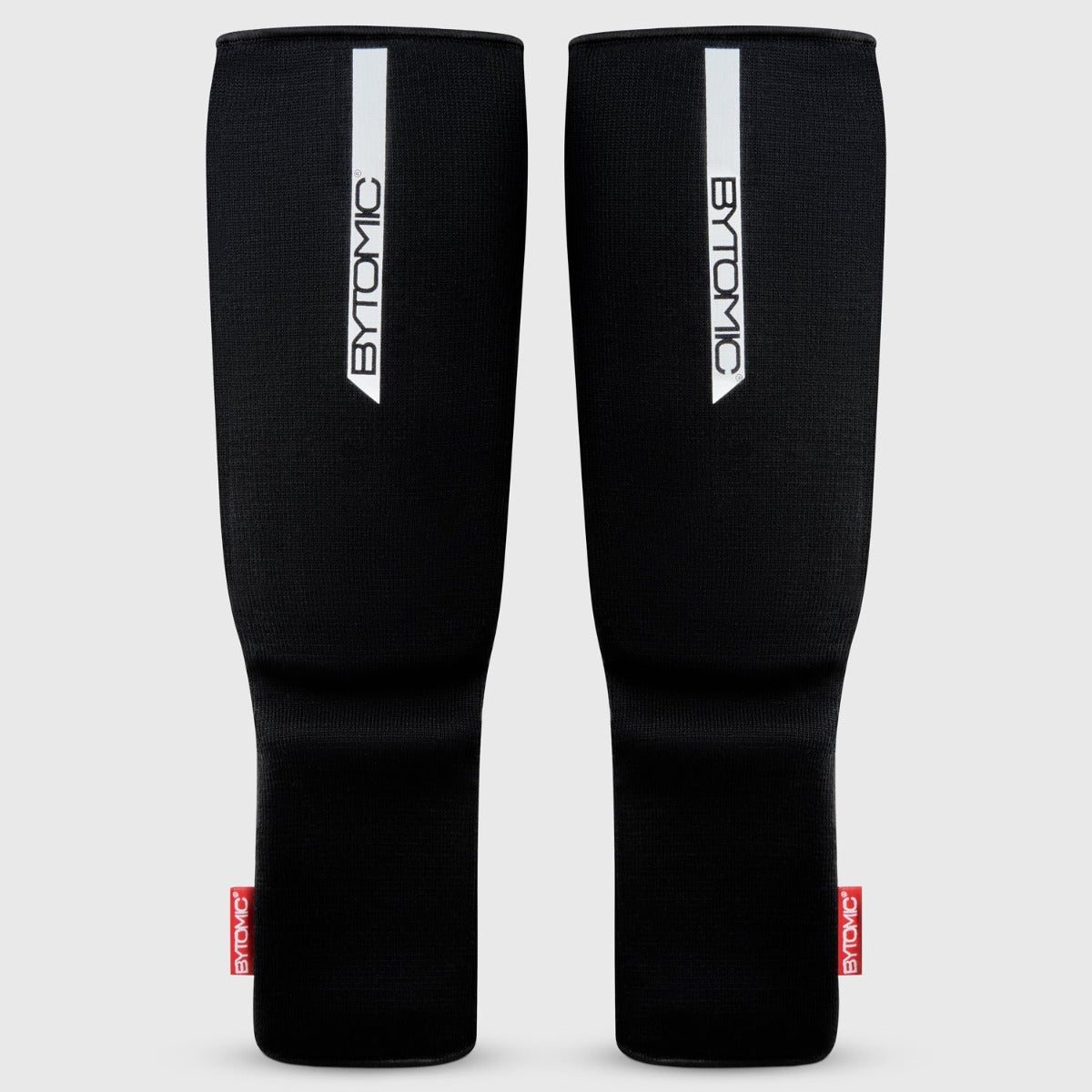 Bytomic Red Label Elasticed Shin-Instep Black/White