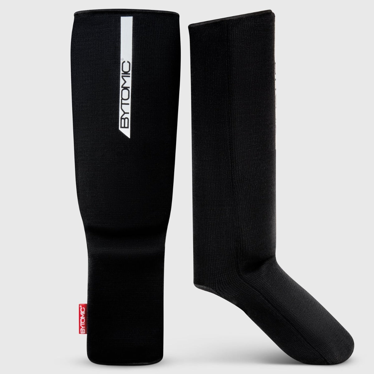 Bytomic Red Label Elasticed Shin-Instep Black/White