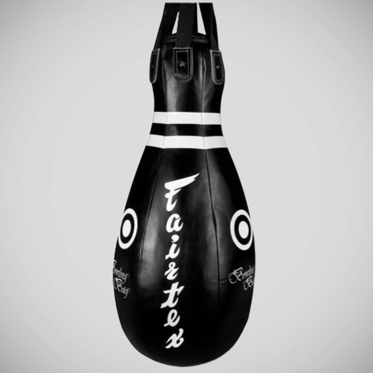Fairtex HB10ボウリングバッグ(充填されていない)黒/白