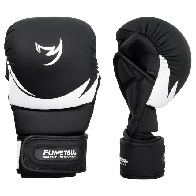 Fumetsu Ghost S3 MMA Sparring Gloves Black/White
