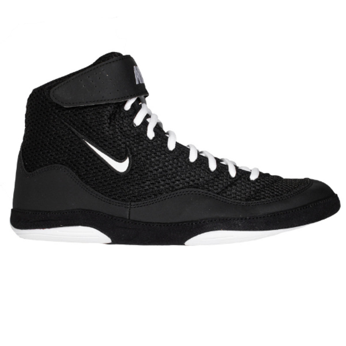 Nike infligge 3 stivali di wrestling nero/bianco