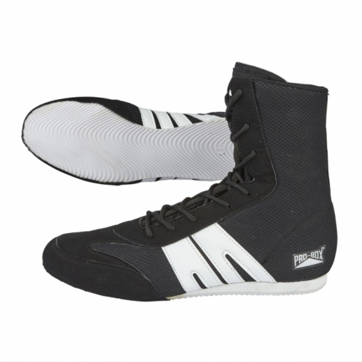 Pro-Box Classic Boxing Stiefel Schwarz/Weiß
