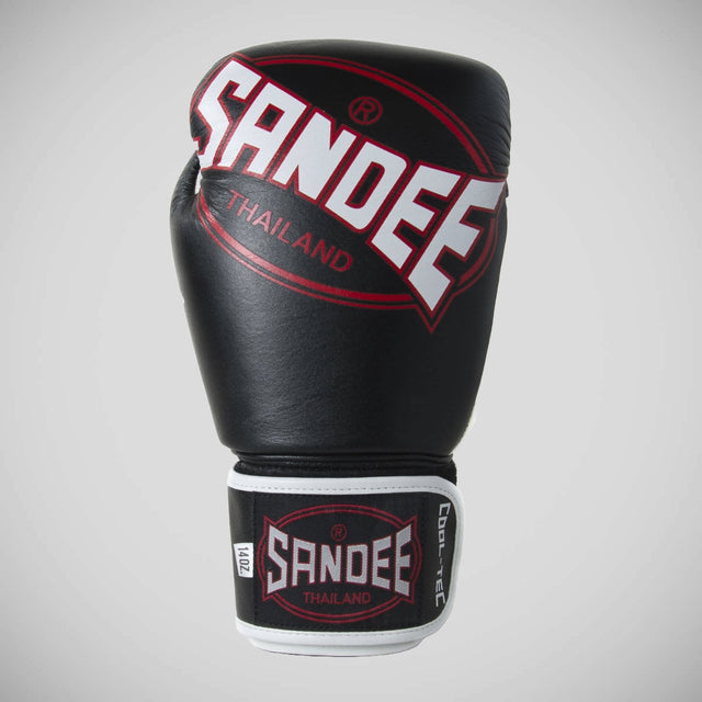 Sandee Cool-Tec 3-Tone Boxing Gloves Black/White/Red