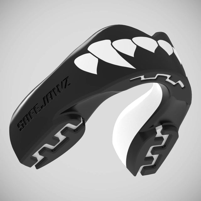 SafeJawz Extro Fangz Mouth Guard Black/White