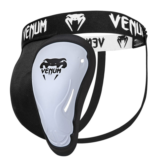Venum Challenger Mens Groin Guard Black/White