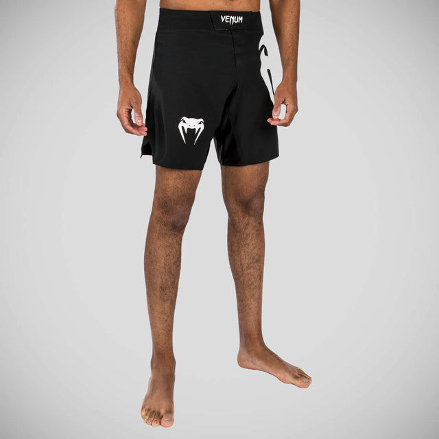 Venum Light 5.0 Fight Shorts Black/White