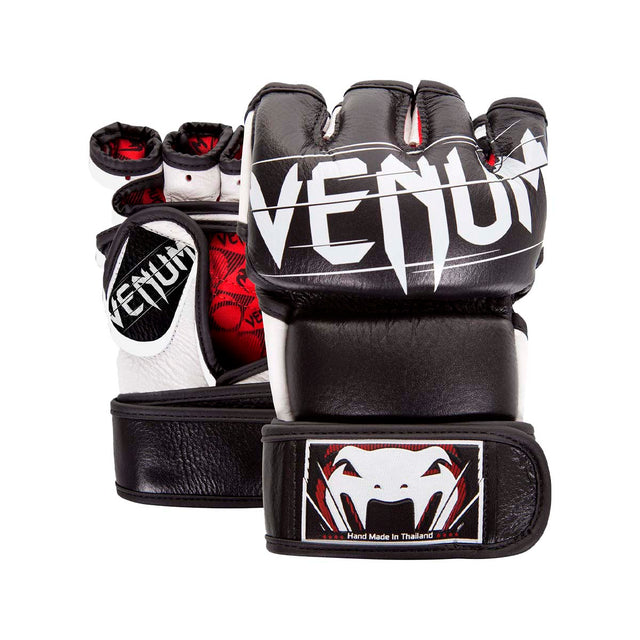 Venum Undisputed 2.0 Leather MMA Fight Gloves Black/White