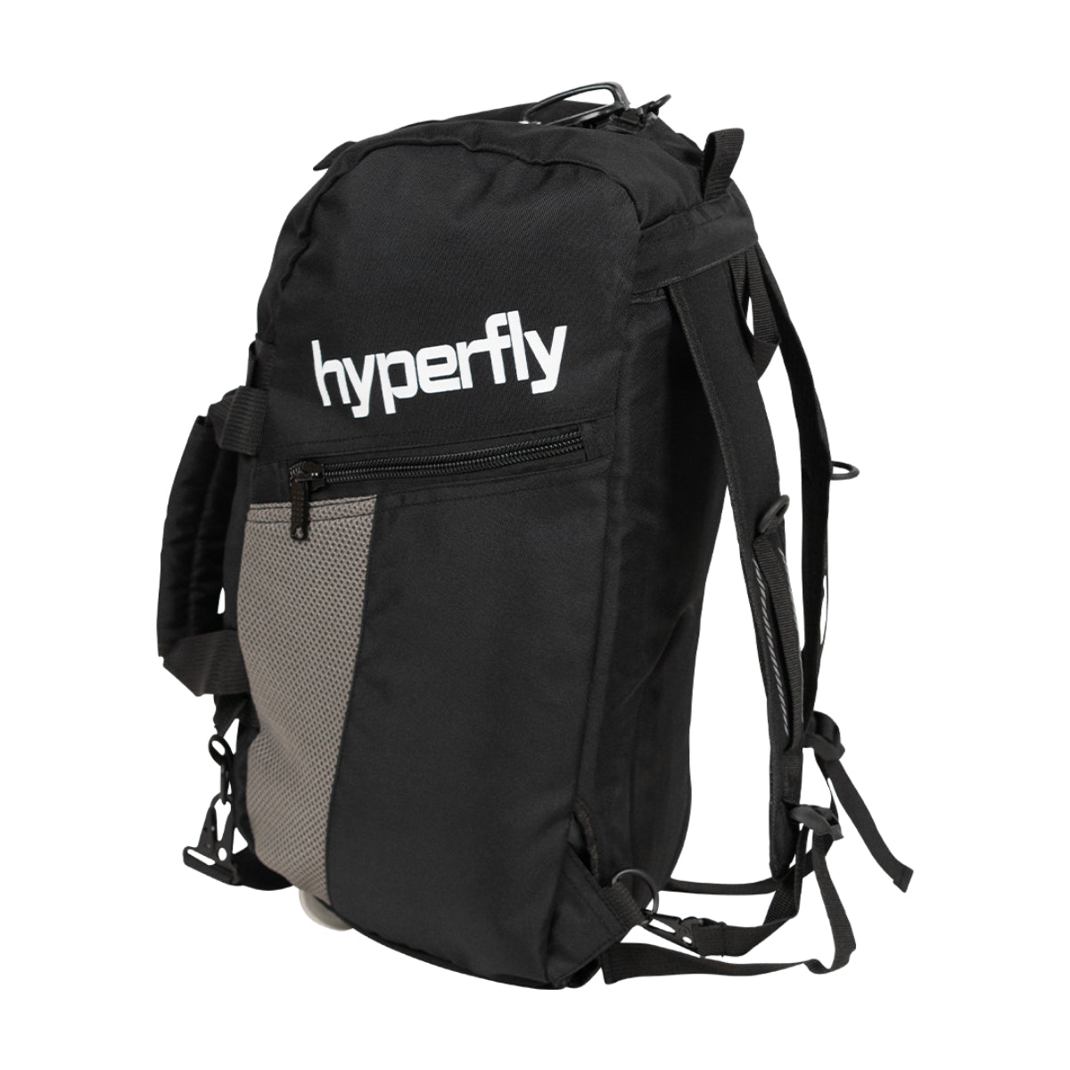 Hyperfly Black Zipper Duffel Bag