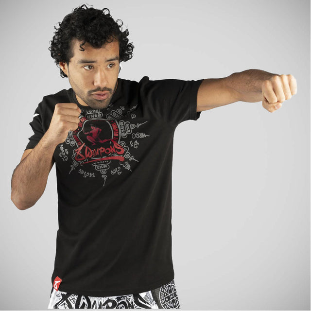 8 Weapons Eight Ways Yant Muay Thai T-Shirt Black