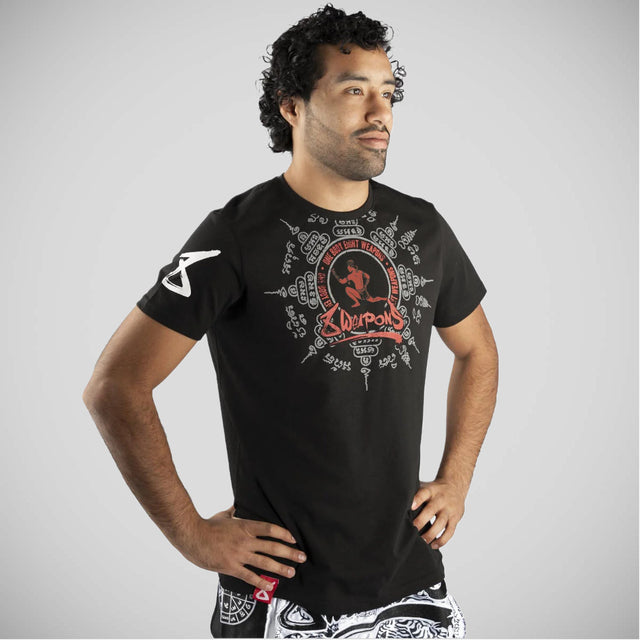 8 Weapons Eight Ways Yant Muay Thai T-Shirt Black