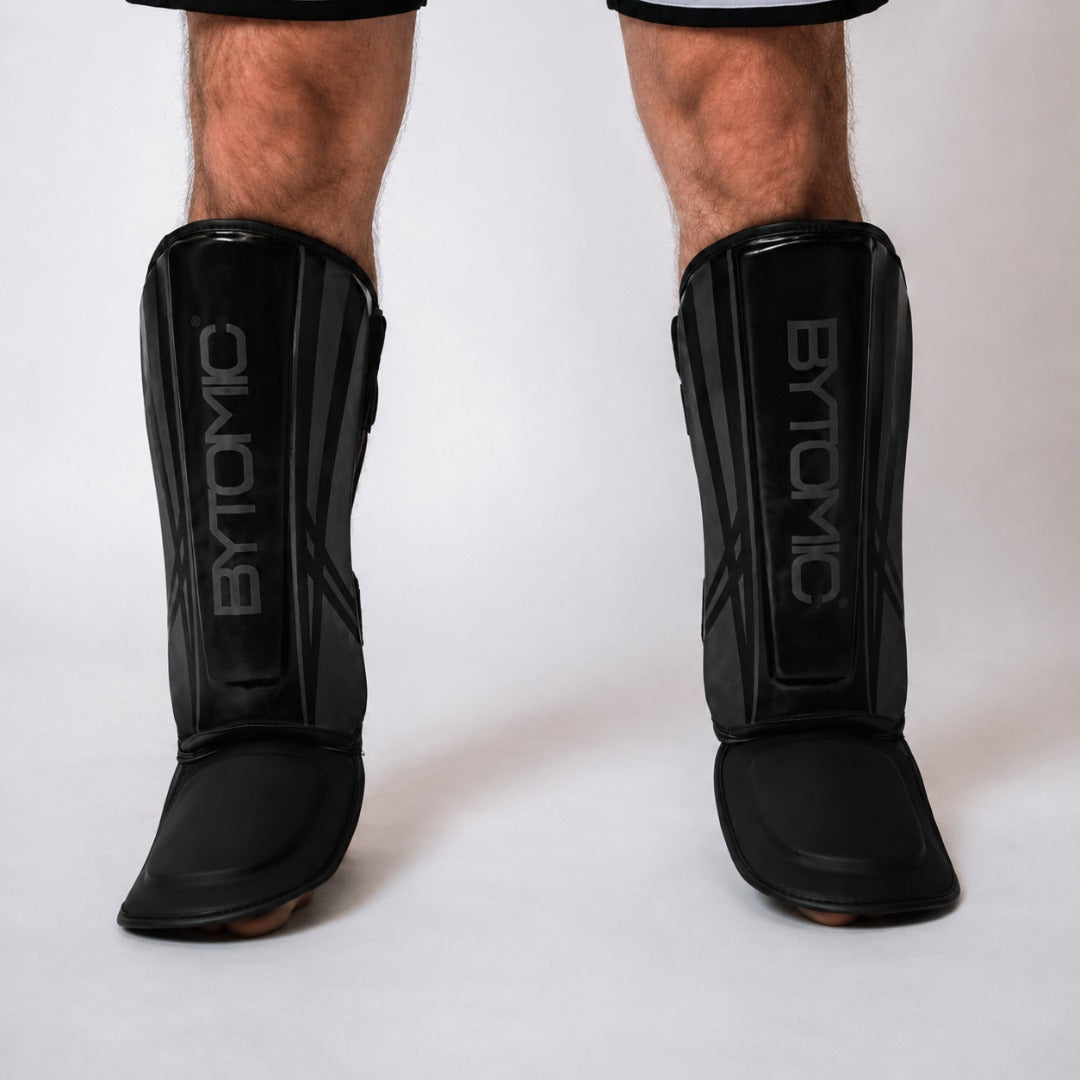 Bytomic Axis V2 Shin Instep Guards Black/Black